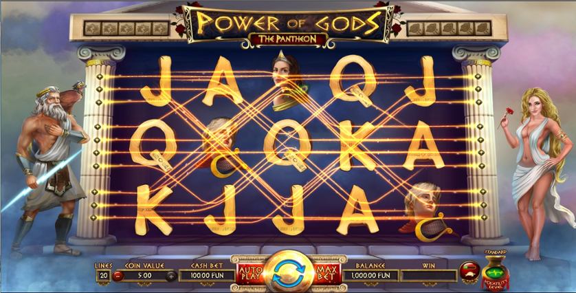 Power of Gods: The Pantheon – un univers divin în jocurile de casino